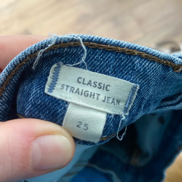 Madewell Classic Straight Leg Jean in Medium Wash - Picture 6 of 6